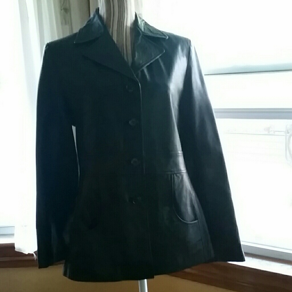 Black leather Jacket